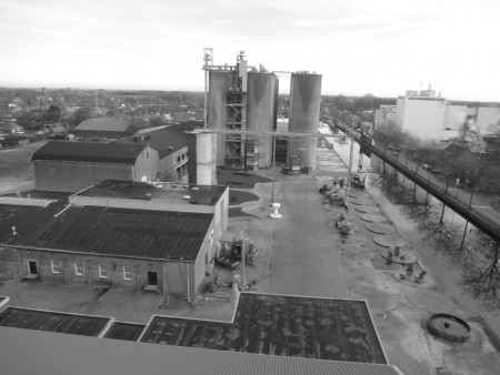 Staat van het terrein bij aanvang van het project